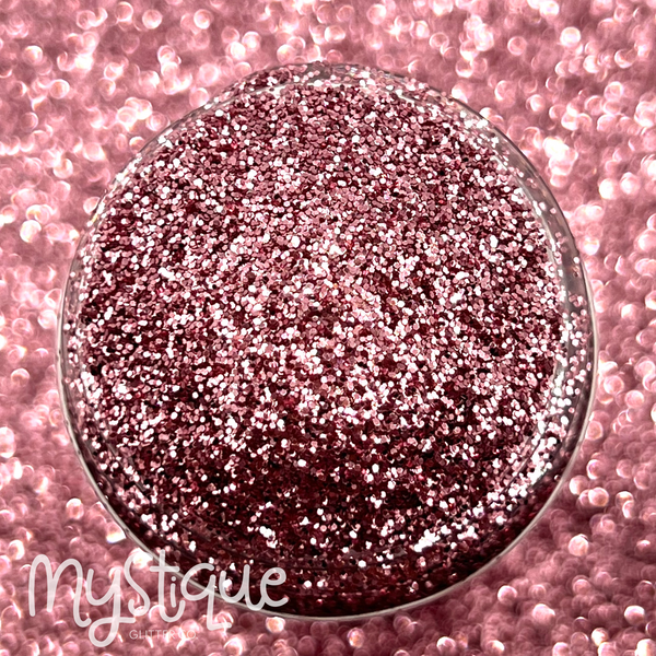 Thief of Hearts - Glitter - Pink Glitter - Dusty Pink and Silver